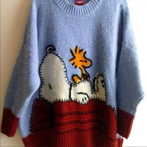 Zara Peanuts Snoopy sweater